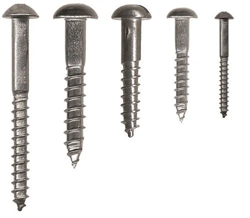 Niro Wood Screws Semicircular Head | Dimensions: 6x60mm