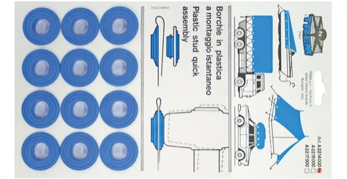 PVC eyelet - inner diameter 15mm, pack of 12