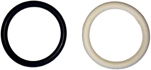 Rubber ring - rubber, ring Ø 50mm, diameter 6.5mm | Color: black
