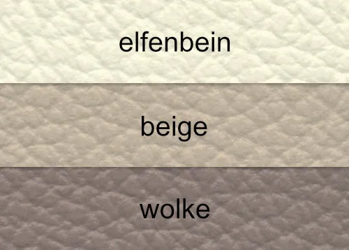 Serge Ferrari artificial leather Stamskin Top club | Color: ivory | Roll width: 1.4 m