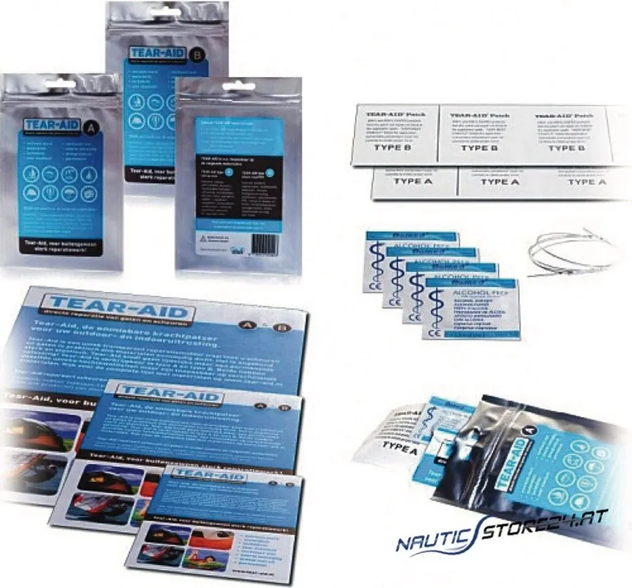 Tear-Aid repair set Tear-Aid - 300x80mm | Version: All materials except PVC