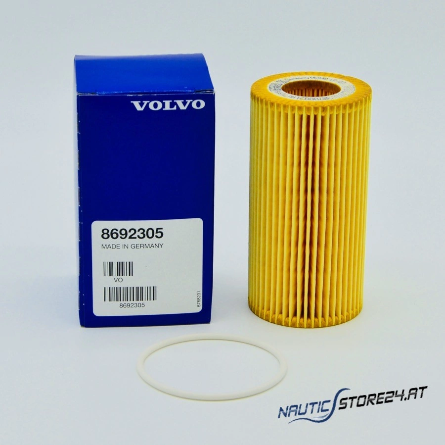 Volvo Penta Oil Filter Insert for 4.3, 5.0, 5.7, 8.1, D3-110, D3-130, V6, V8 (8692305)