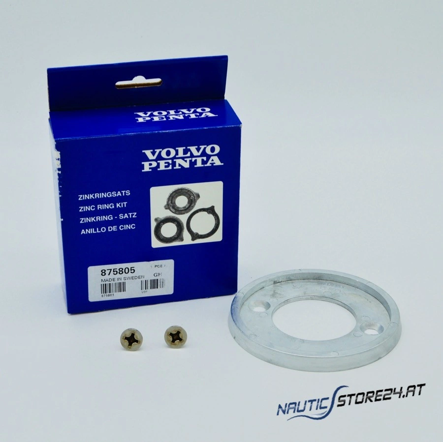 Volvo Penta Zinc Ring Set for AQ 250, 270, 275 (875805)