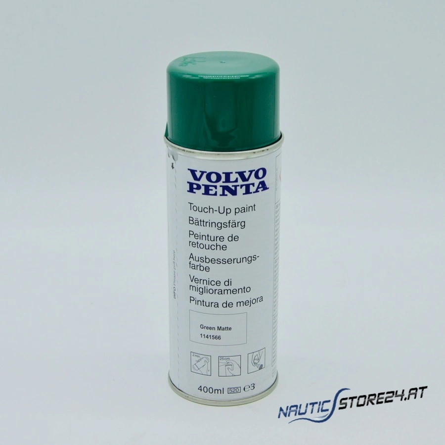 Volvo Penta Touch Up Paint Engine Paint Green Matt Spray (400ML) (1141566)