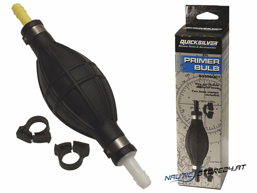 Mercury/Quicksilver Fuel Hand Pump Pump Ball for Fuel Hose 1/4 Inch (8M0054315)