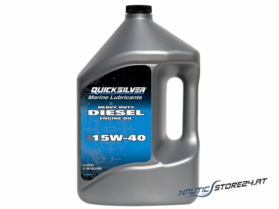 Mercury/Quicksilver Engine Oil 15W-40 for Inboard Diesel Engines 4L (92-8M0096794)