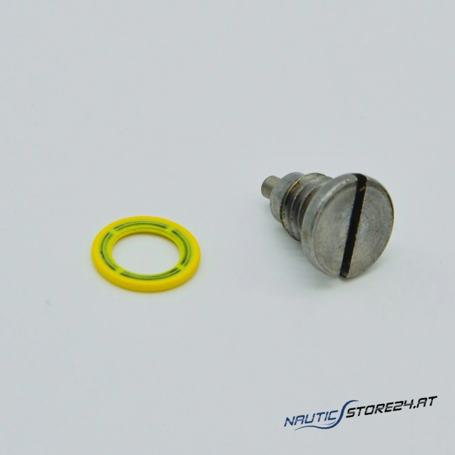 Mercury/Quicksilver Gear Oil Drain Plug Thread 3/8 Inch with Magnet (22-8M0058389)