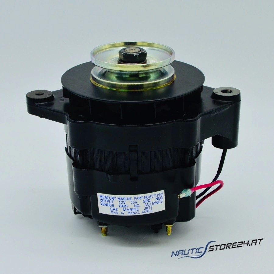 Mercury/Quicksilver Alternator for Mercruiser 5.7L/7.4L/8.2L 12V 55 Amp (817119A4)