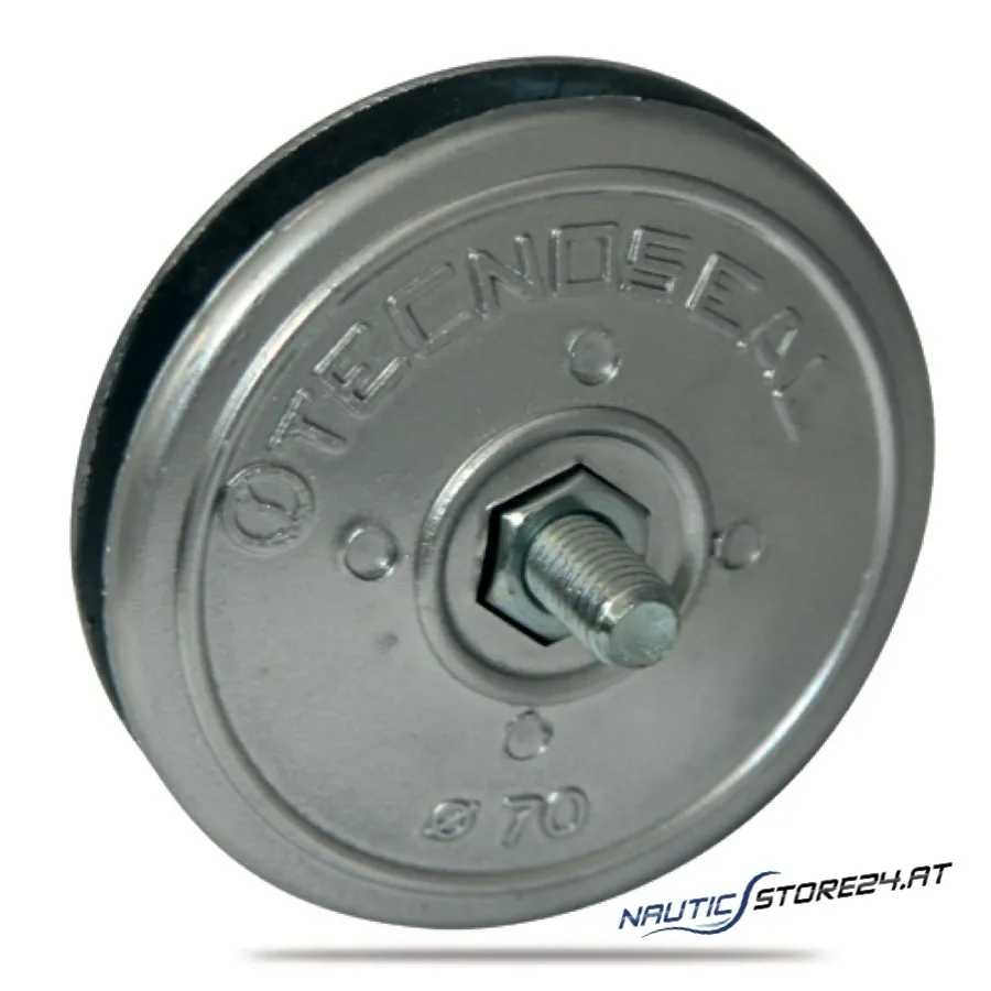 Tecnoseal Zinc Disc Anode Various Sizes | Design: Outer Ø 70mm, wt. 0.25kg