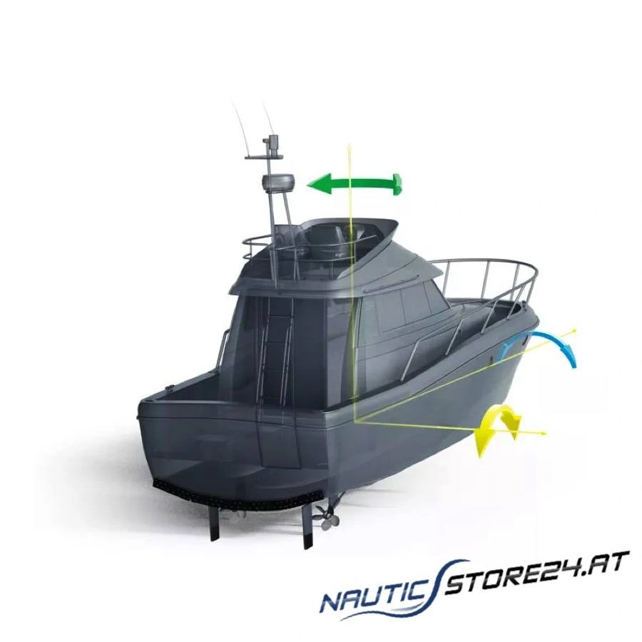 Zipwake Dynamic Trim Control System Series S | Version: 750-S (Interceptor L=750mm, M12 Extension Cable 3m)