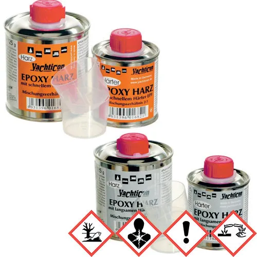 Yachticon Epoxy Resin EP | Version: fast hardener, 375g (pot life 15 min)