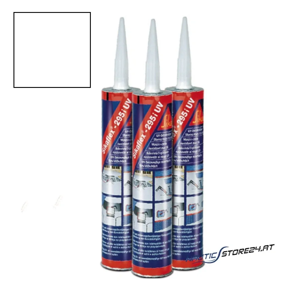 Sika Sikaflex 295 UV 300ml cartridge white (gluing plastic discs)