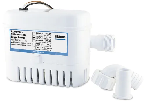 Albinpump Auto-Bilge Pump Albinpump | Type: 500GPH, 32l/min, Hose Ø 19mm