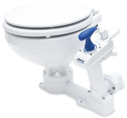Albinpump On-board toilet manual | Version: Compact (450x400x340mm WxDxH)