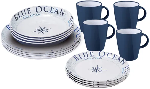 Boatware Blue Ocean Lunch Set