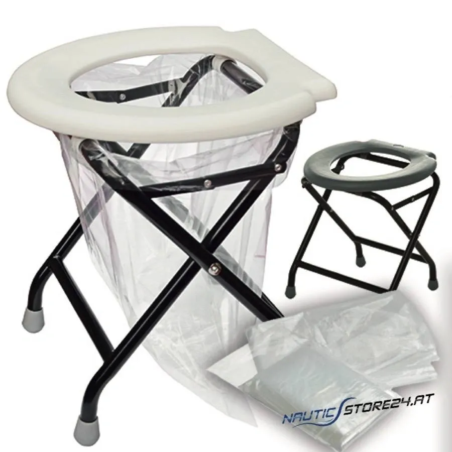 Yachticon Folding Toilet | Design: WC complete with white lid