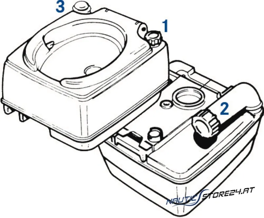 Thetford Hand Pump for Porta-Potti Series 100/200/300 (1)