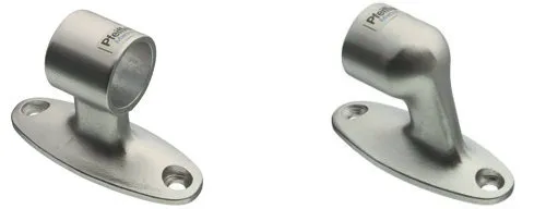 Hand Railing Fitting Alu anodized silver for 20mm tube | Design: Center piece