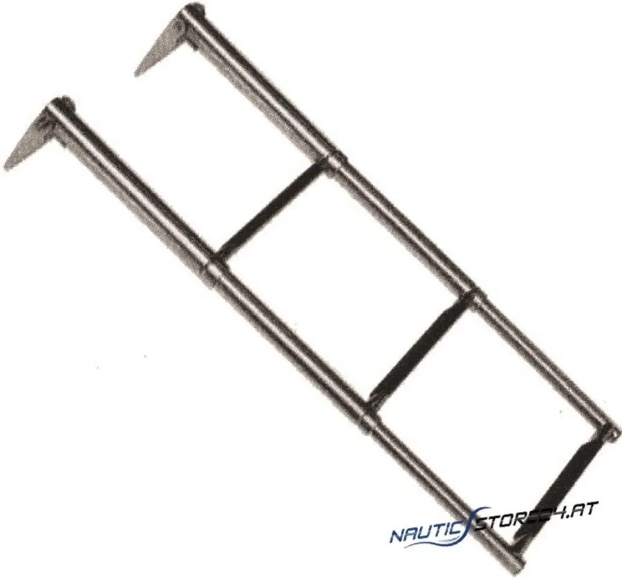 Telescopic swimming ladder foldable 3- or 4-step | Version: 3-stage foldable, 300x890 (370)mm