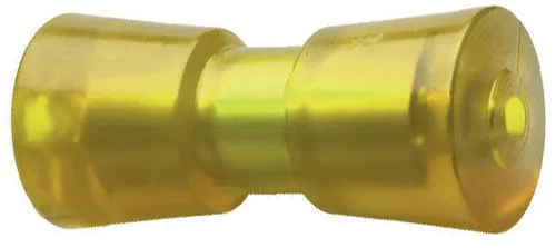 Keel Roller V-Shape PU - Shaft Ø 16mm | Version: Length 196mm, outer Ø 77mm