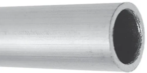 Bare aluminium tube - material thickness 2mm, outer Ø 20mm