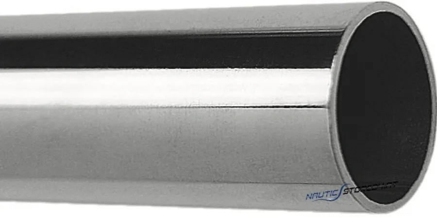 Polished stainless steel tube - material thickness 1.5mm | Outer Ø: 20mm