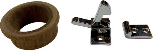 Door lock with teak ring