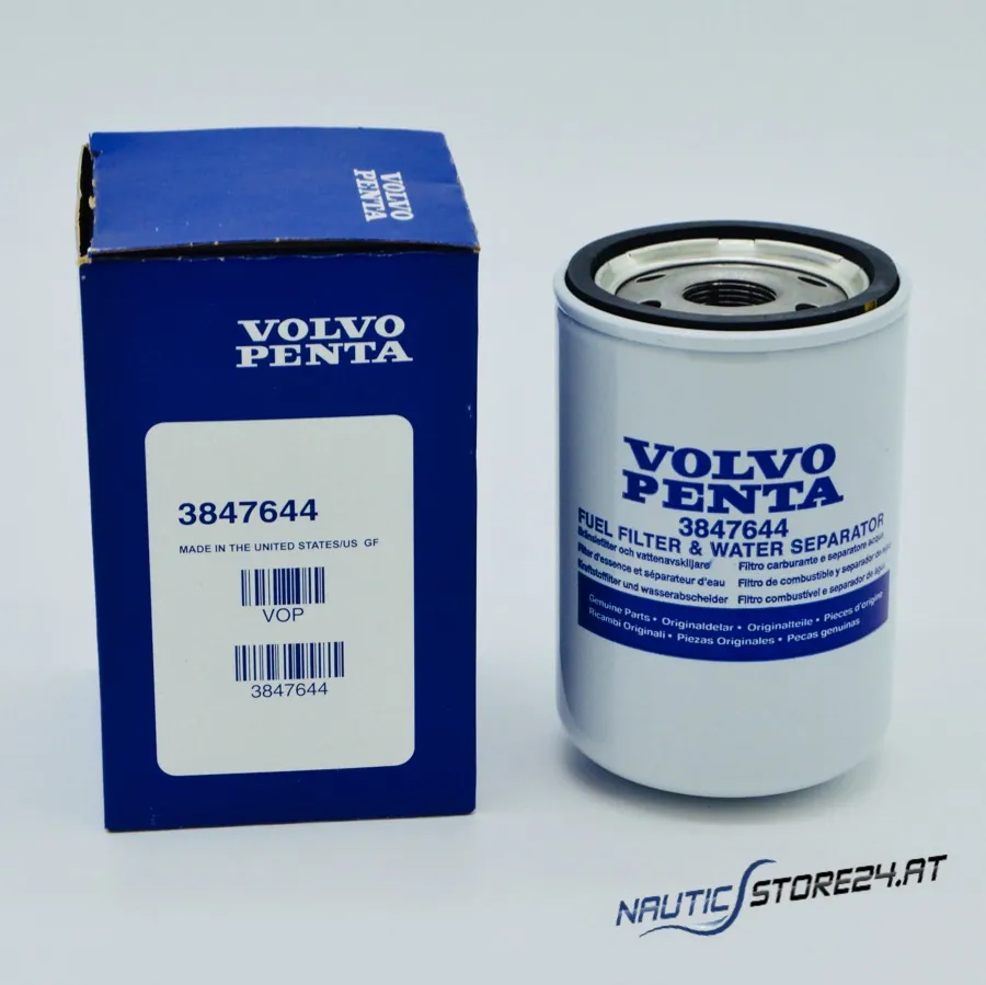 Volvo Penta Fuel Filter for 3.0, 4.3, 5.0, 5.7, 8.1, V6, V8 (3847644)