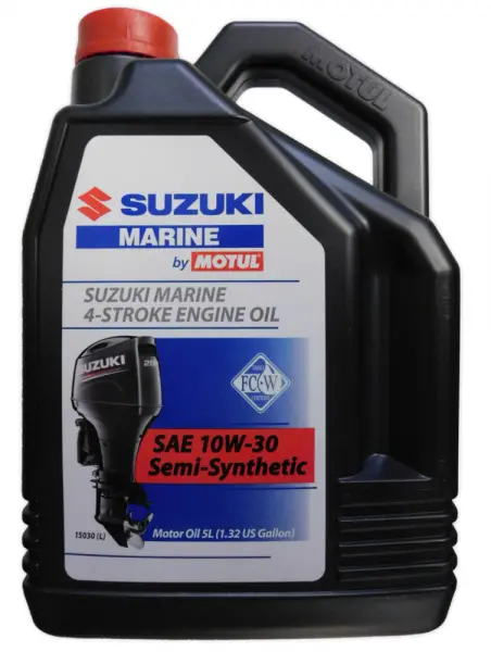 Suzuki Marine Engine Oil 4-Stroke SAE 10W-30 Semi-Synthetic 5L (99000-22B59-4T5)