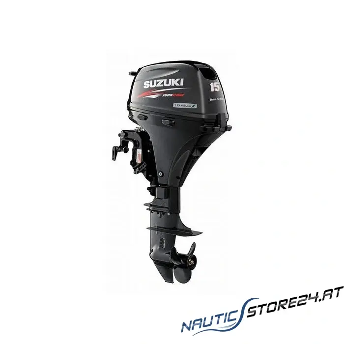 Suzuki DF15ARS (15 hp / 11 kW) outboard motor | Version: S-short shaft  Remote control  Electric start