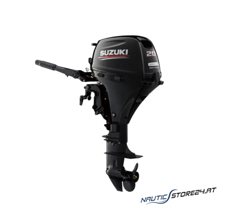 Suzuki DF20AS (20 hp / 14.7 kW) outboard motor | Version: S-short shaft  Tiller control